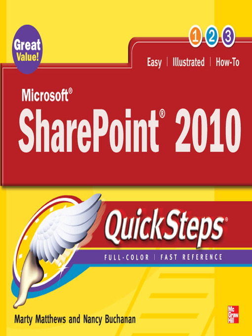 Title details for Microsoft SharePoint 2010 QuickSteps by Marty Matthews - Wait list
